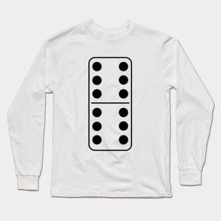 Domino Costume Double 6 Long Sleeve T-Shirt